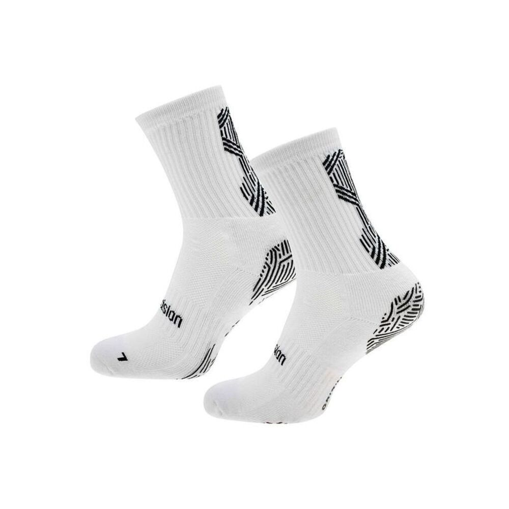 Precision Unisex Adult Origin.0 Gripped Anti-Slip Sports Socks / White/Black